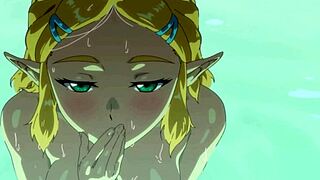 Kinky teen blonde elf gets hardcore surprise in 3D hentai