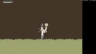 Playthrough of the second part of the animated porn movie with a flower fairy theme