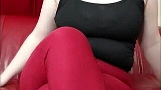 Femdom and big ass Jane Judge's liquid lunch with a panty fetish