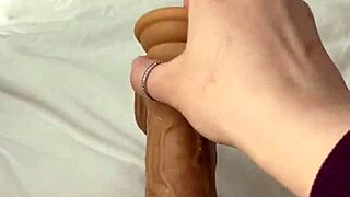 A hot milf’s self-pleasure experience with a dildo