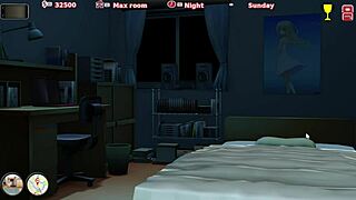 Big tits and a big cock in a steamy 3D game