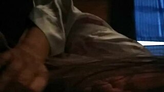 Granny gets her throat fucked hard in this video