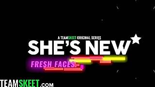 Octavia Red's first venture into the adult industry as a chubby teen