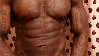 Hallelujah Johnson's big black hairy dick worship and anarchy solo performance