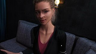 Beautiful woman dancing hot in 3D cartoon video game