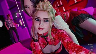 3D cartoon babe gets off while doing a photo hunt