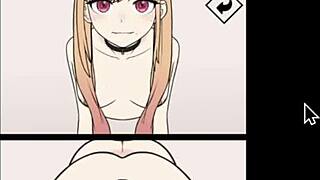 Beautiful anime with great action and cum scenes: Girl on the Wall Ep 3