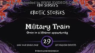 ASMR Military Train Ride for Women with Orgasmic End