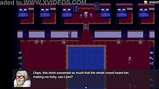 Hentai night club dancing game with anime babes