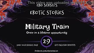 ASMR Military Train Ride for Women with Orgasmic End