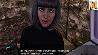 Natalie's big ass gets the attention of her strict coach in this homemade video