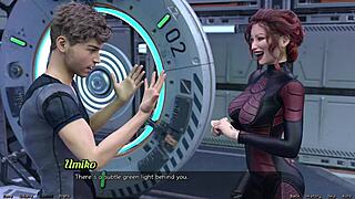 3D animated porn with a crazy scientist and a fat girl