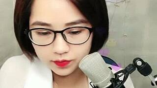 Beautiful Asian girl performs hot webcam show on Uplive