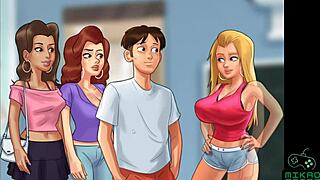 Helping the beautiful girls at school in Summertime Saga ep 66