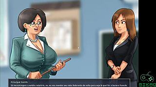 Helping the beautiful girls at school in Summertime Saga ep 66