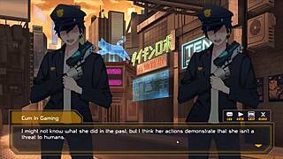 3D game where a sexdoll needs pussy fingering for stability