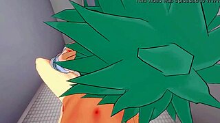 Asian heroes get creampied in this gay anime porn