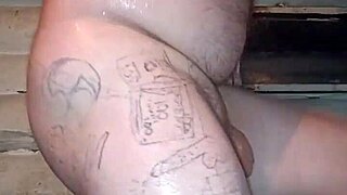 Russian gay's hardcore anal sex and masturbation fetish show