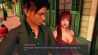 3D anime porn video with femdom and bondage themes