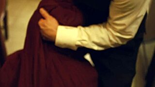 Middle East woman has a hot and intense sex with a creampie