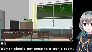 Hidden wife's trial in big tits hentai game