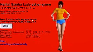 New erotic game with Samba lady character in 2024 adult animated video game