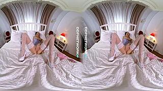 Sasha Rose's virtual reality experience of anal pleasure and orgasm