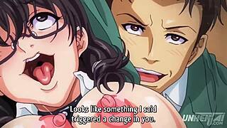 Cartoon porn with double team action and creampie