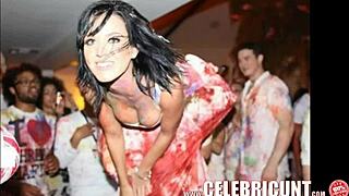 Celebrity Katy Perry naked with big bouncing boobs
