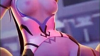 Overwatch widowmaker in some hot scenes