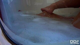 Big titted blonde Kayla Green's hardcore POV footjob fetish