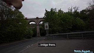 Public agent gets a hard deep dicking outdoors