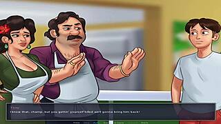 Hentai game with big boobed girls and animal action