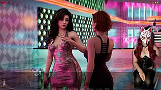 Beautiful Asian Ms. Denver in hot public scene in a night club