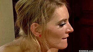 Stepdaughter’s anal sex with her tied up stepmother in a BDSM scene