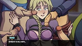 Horny 19-year-old babe gets dominated in Witch Hunter -3D