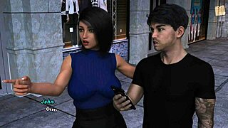 3D animated porn movie with missing scenes of Gabriella and John's encounter
