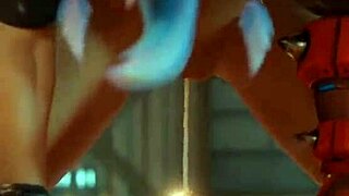 A compilation of hot scenes with cowgirl and anal sex in a hentai style