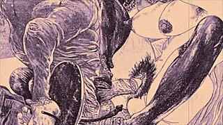 Vintage Erotic Comic Drawings From Antique Collection