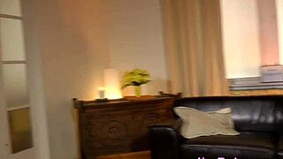 Young British Teen in Stockings Gets Pussy Fucked by Older Man