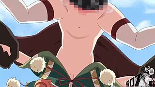 In this hentai compilation, Kira performs a hardcore machine gun edit featuring big tits and big cocks.