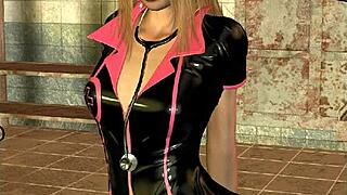 3d nurse wears latex in hospital setting