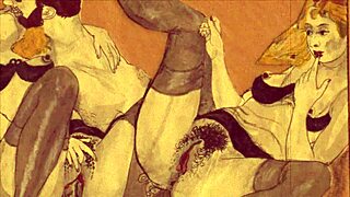 Whoa, Check This Vintage Erotic Illustration with Retro Comic Vibes! 🖼️