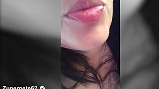 Latina babe fingers her juicy vagina in hot solo homemade action