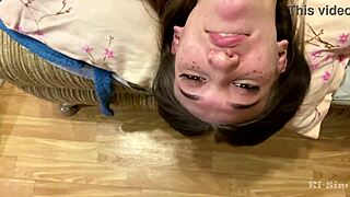 Skinny Russian Slut Ki-Sim Takes Deepthroat Fucking From A Monster Cock With Tattoos.