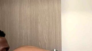 quickie in bathroom while friends are in living room 😏