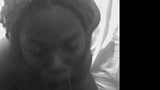 straight mouth action with big black cock 😏