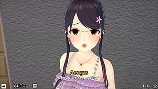 Special Harem Class with Violet in Anime Classroom