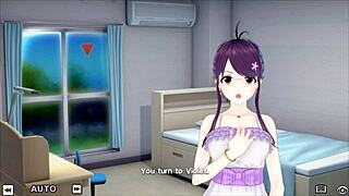 Special Harem Class with Violet in Anime Classroom