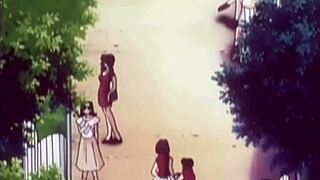 japanese teen rides cock in bdsm anime